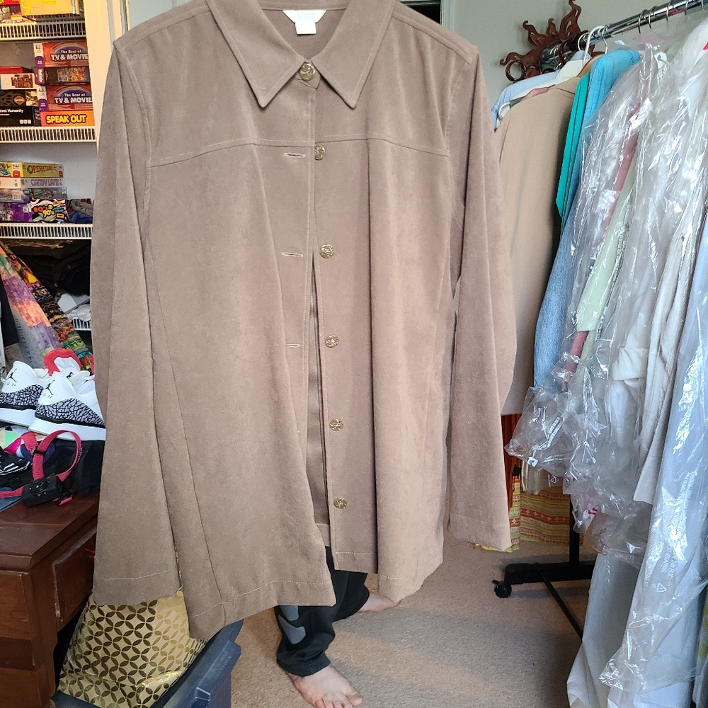 Ladies shirt jacket
